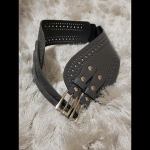 Charcoal 2 Buckle Belt
